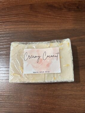 Home Crafted Creamy Coconut Soap Bar
